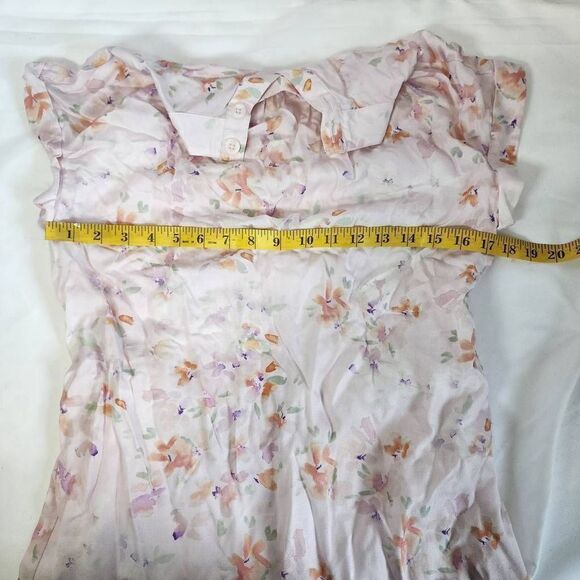 Anthropologie Cloth and Stone Floral Button Back Sheath Dress Size XS - Picture 6 of 11